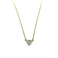 Collana Breda Gioielli Donna in Oro giallo Diamante Lab Grown 0.20 Ct 05LG014020 - 05LG014020